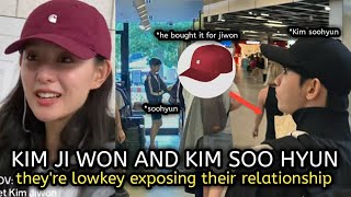 Kim Soo hyun and Kim jiwon are DATING | they're lowkey exposing their relationship in public