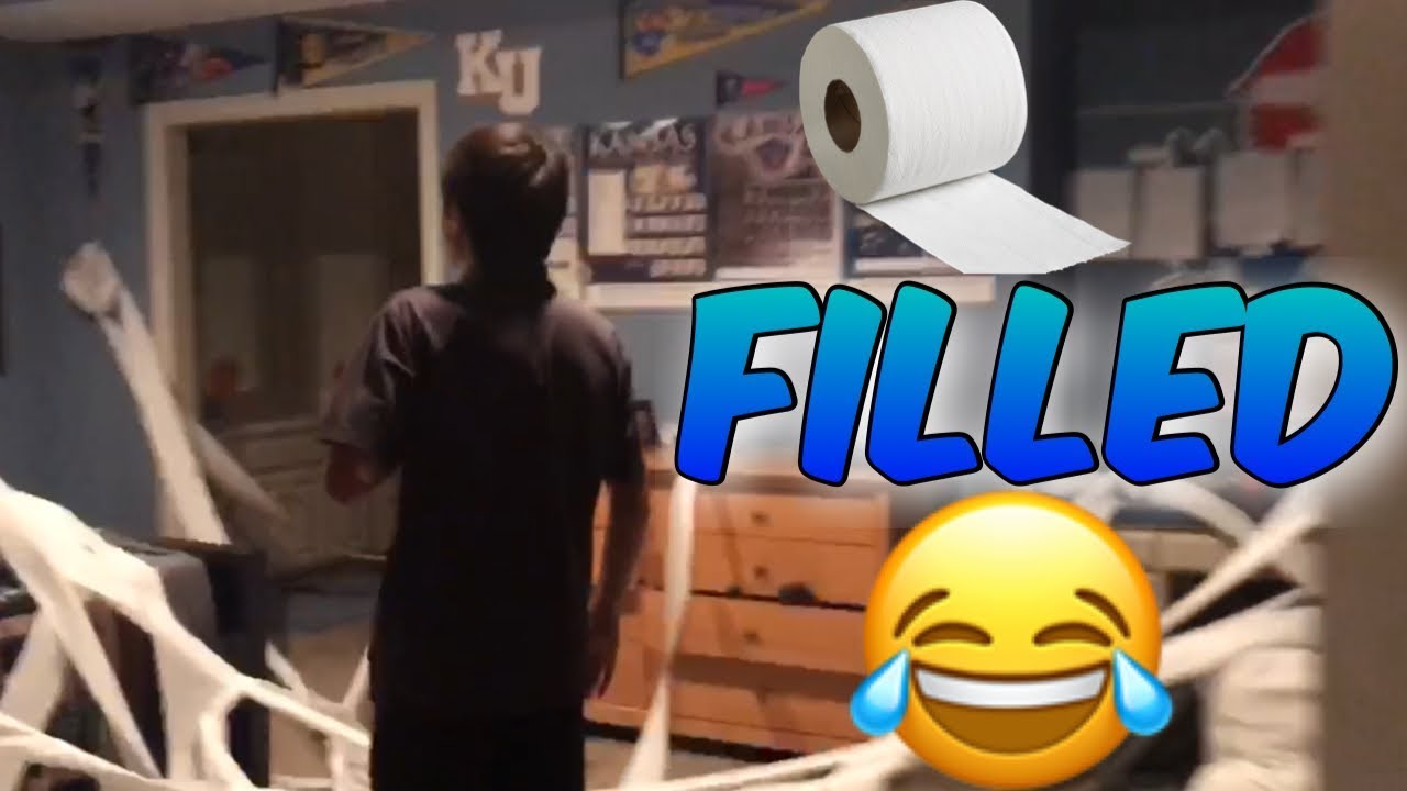 TOILET PAPER PRANK!!! YouTube