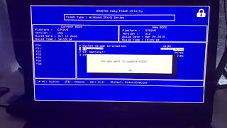 Asus G752 VS can't update BIOS