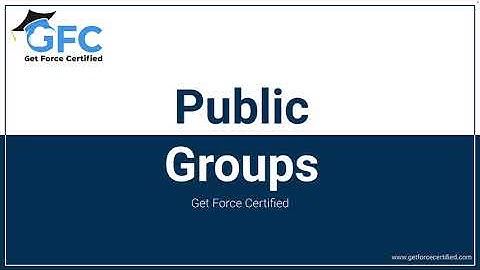 Salesforce Public Groups