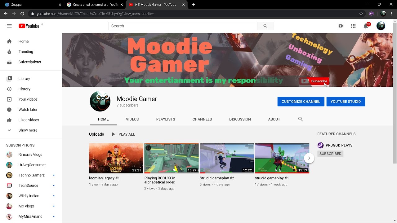 How to create your own channel art - YouTube