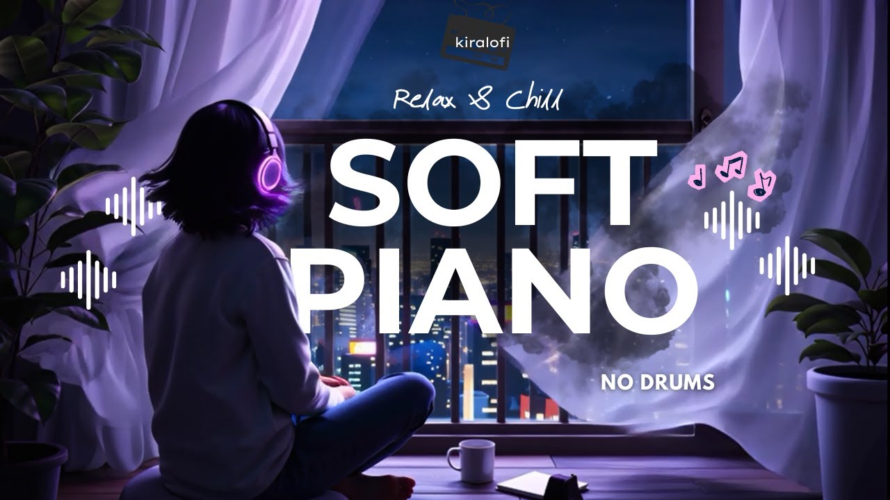 Soft Piano Music for Relaxation 🌙 Calm Night Piano for Stress Relief, Sleep & Study