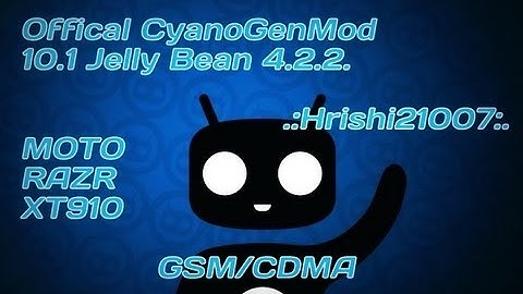 [RAZR][CM10][JB]CyanogenMod Install/Short Overview [GSM/CDMA] By .:Hrishi21007™:.