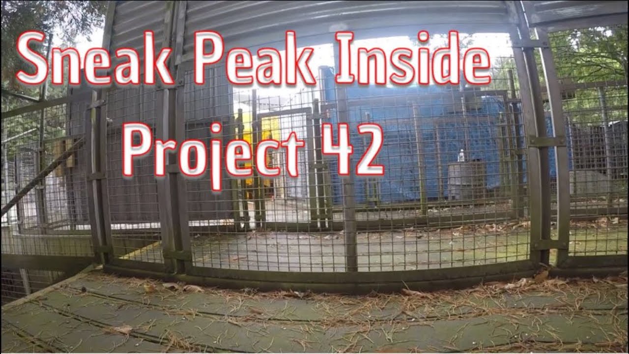 SNEAK PEAK INSIDE PROJECT 42! Alton Towers Scarefest Construction