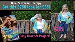 Crochet this $750 Cardigan for about $35!