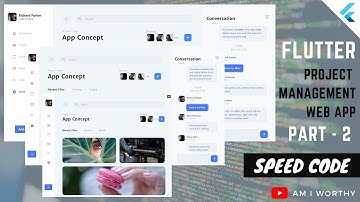 Responsive Web App - Part 2 | Project Management App | Flutter | Web | Speed Code