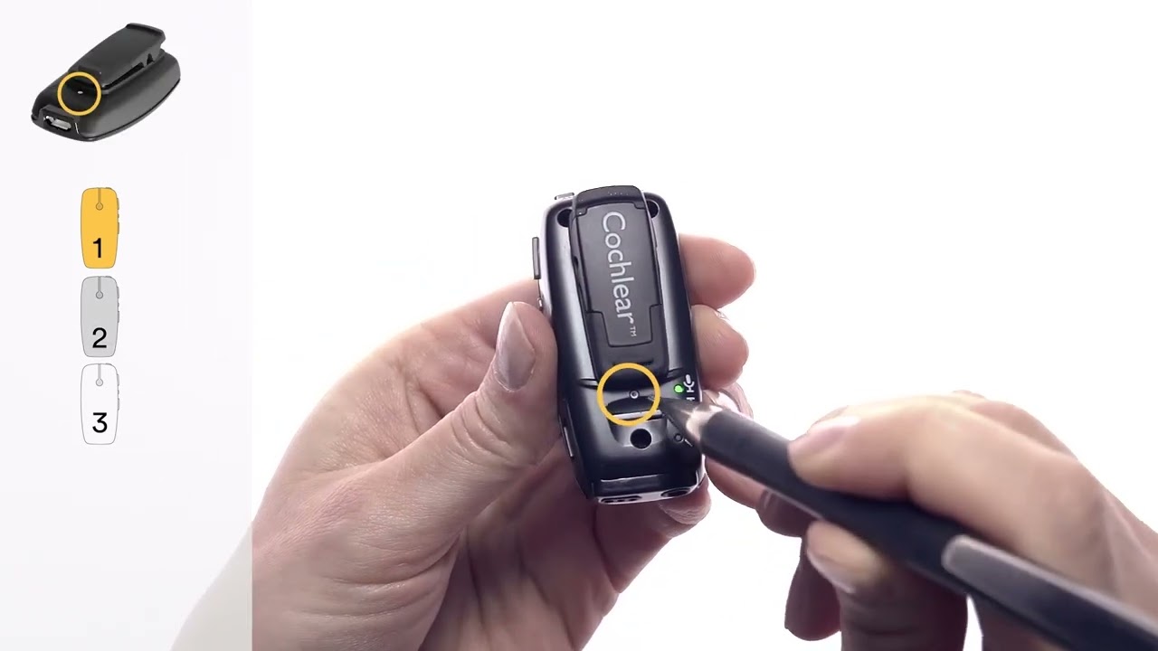 Pairing your Nucleus® 8 Sound Processor with the Cochlear™ Wireless Mini  Microphone 