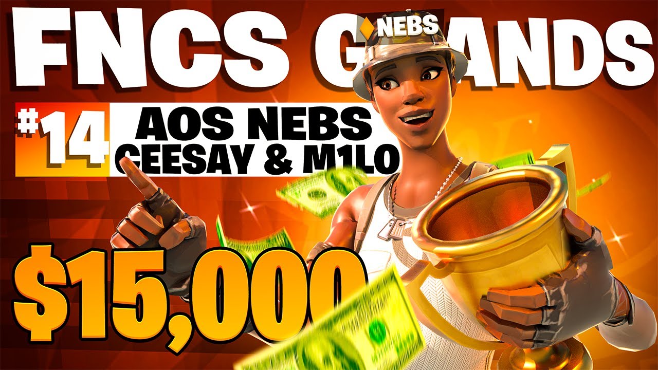 WINNING $15,000 for 14TH PLACE in TRIO FNCS GRAND FINALS! 💰 | AOS Nebs