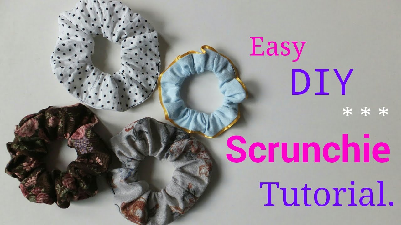 How to make a scrunchie for hair