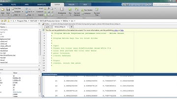 Tutorial Matlab Dan Excel dengan menggunakan Metode Iterasi titik tetap