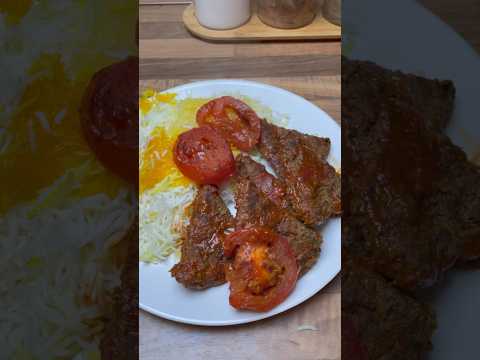 کباب تابه ای با سس گوجه آشپزی آشپزی ایرانی آموزش آشپزی