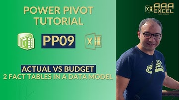 PP09 | Actual Vs Budget | 2 Fact Tables in a Data Model