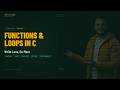 Functions & Loops in C | Session 03 | (Week 1) - Functions و Loops في لغة سي | CS50 2026 Arabic