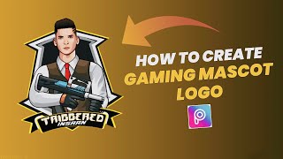 HOW TO CREATE GAMING MASCOT LOGO IN PICSART | HOW TO MAKE GAMING LOGO FOR YOUTUBE CHANNEL PICSART | screenshot 1