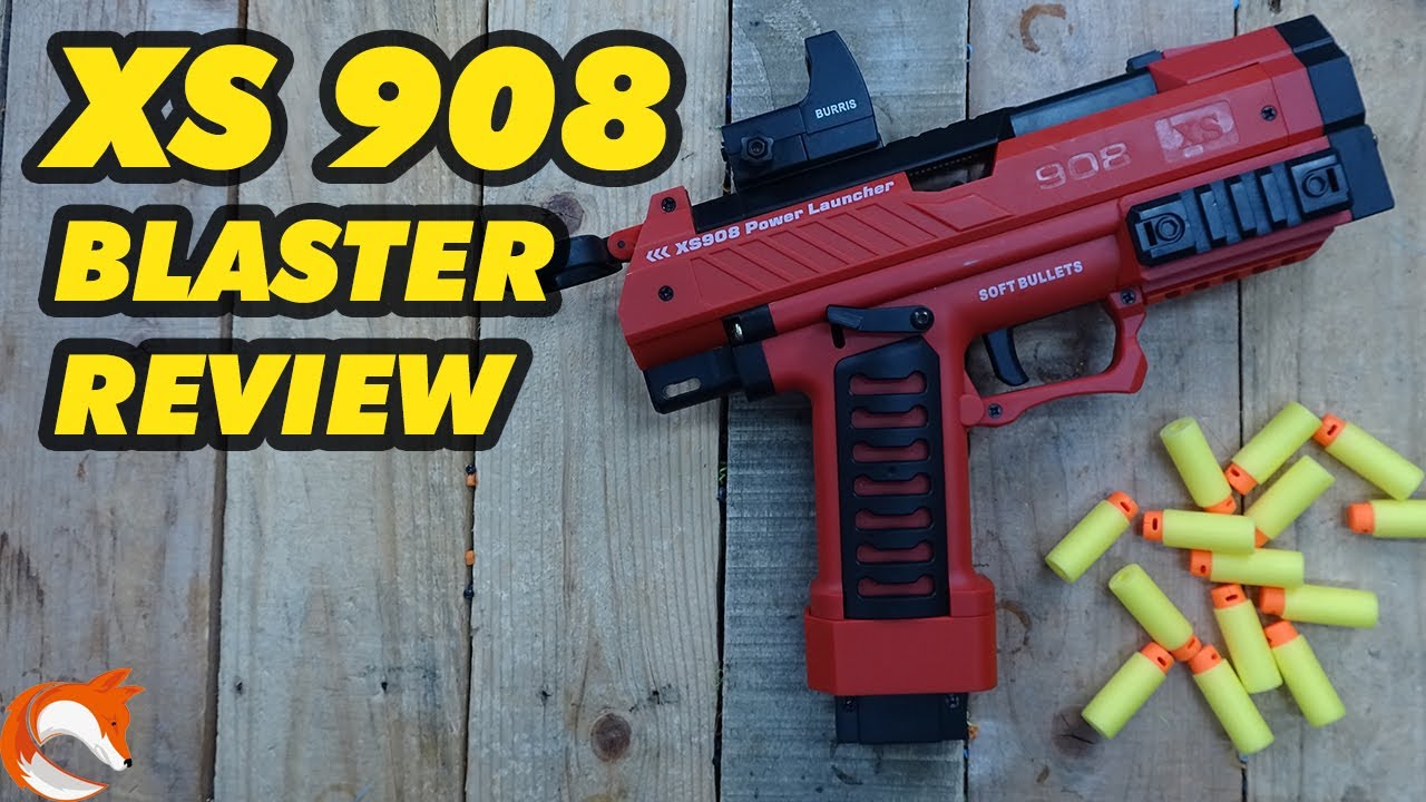 REVIEW - XS-908 Raptor Dart Blaster SWEET! - YouTube