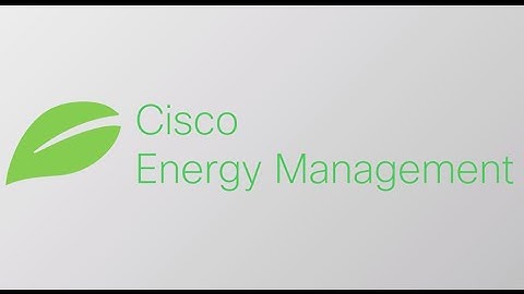 Cisco Energy Management Suite