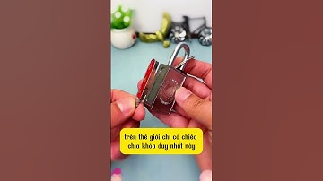 Ổ khóa từ tính chống trộm, không thể bị cạy.