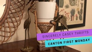 Thrift with me at Canton First Monday