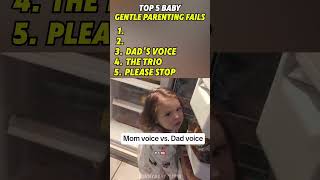 TOP 5 BABY GENTLE PARENTING FAILS . #gameape #funny #baby, #cutebaby, #funny, #fyp, #foryou, #usa
