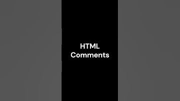 Html Comments #9 #html #css  #ytshorts