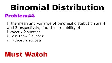 5. Binomial Distribution | Concept and Problem#4