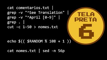 Sorteio no Facebook com shell script (grep cut sed $RANDOM) — Tela Preta #6