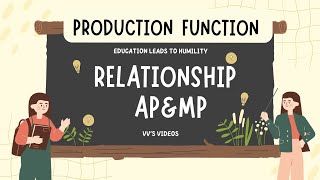 II Relationship between AP and MP ll Class 11 II Lecture 62