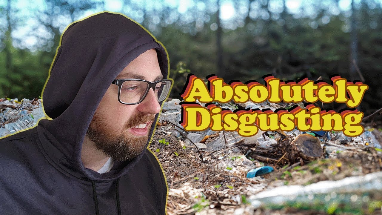 This Remote Campsite was TRASHED (and I drank the garbage) | COLD WEATHER CAMPING