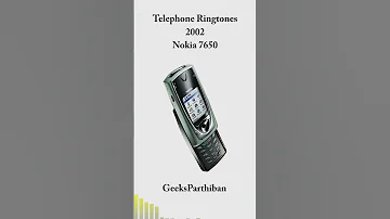 TelePhone Ringtone Evolution Nokia 7650 2002 Geeks Parthiban 