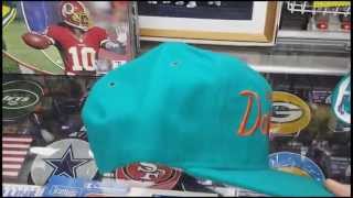 NFL DeadStock Sports Specialties Script SnapBack Cap / Miami Dolphins
