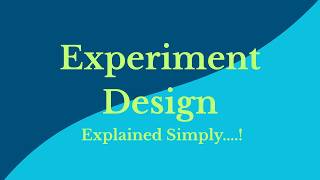 Experiment Design Explained | Build Experiments You Can Actually Trust #ExperimentDesign#ABTesting