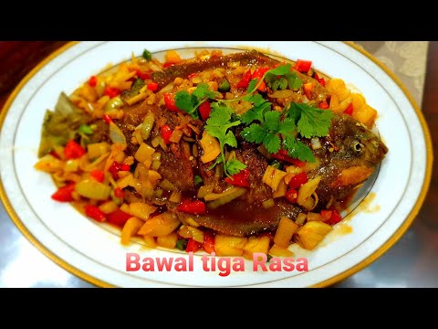 Resepi Ikan Bawal 3 Rasa Pomfret Youtube