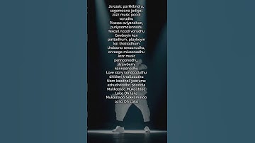 Thumbnail of mukkala mukkabala song lyrics 🎶#trending #shortfeed
