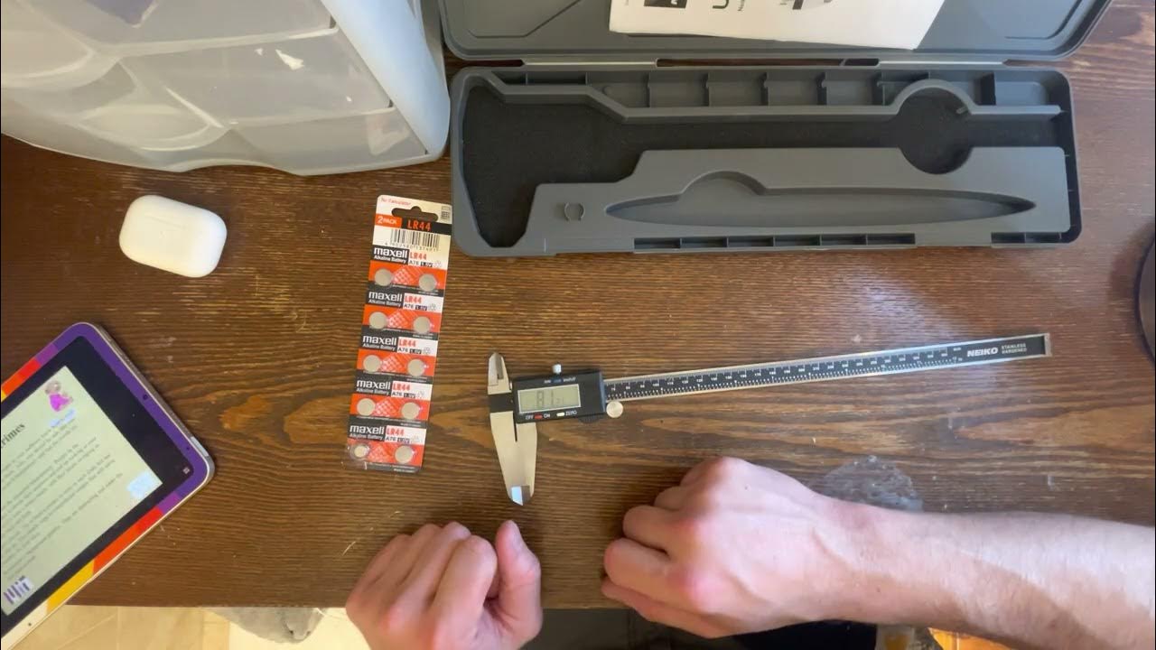 NEIKO Caliper Low battery odd behavior (won’t zero out correctly