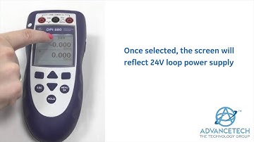 How to use the Druck DPI 880 Multi function Calibrator