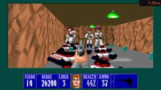 Wolf3D E4M10 100% 4:01