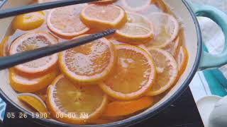 獨門技法Candied Orange peel糖漬橙皮真正步驟教戰（上集）