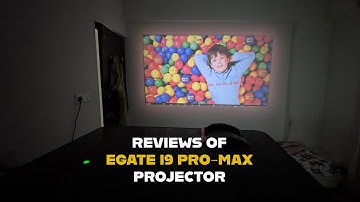 Projector for presentations and movies at home theatre Egate i9 Pro-Max Reviews Video and Deals