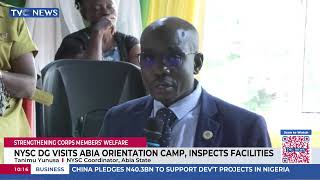 NYSC DG Visit Abia Orientation Camp, Inspects Facilities screenshot 3