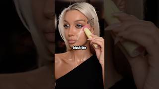 MAKEUP WTwo lines and blush contour 💖 #makeup #makeuptutorial #shorts