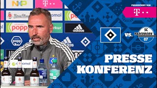 PRESSEKONFERENZ LIVE I 28. Spieltag I HSV vs. SC Paderborn