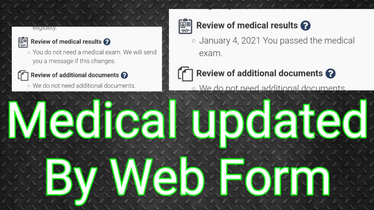 Medical is Updated by  form Canada student visa Study permit