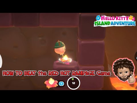 Hello Kitty Island Adventure - HOW TO BEAT the RED HOT RAMPAGE Game