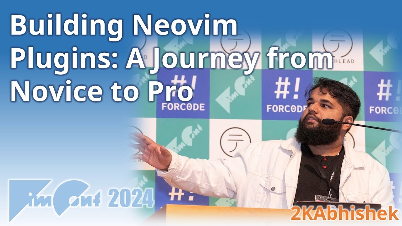 Building Neovim Plugins: A Journey from Novice to Pro - YouTube