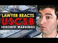 Lawyer reacts to uscsb ignored warnings