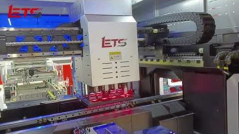 Odd form components inserted machine showing