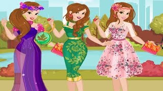 Disney Princess Belle - Belle's Fall Floral Fashion - Dress Up Game for Kids screenshot 4