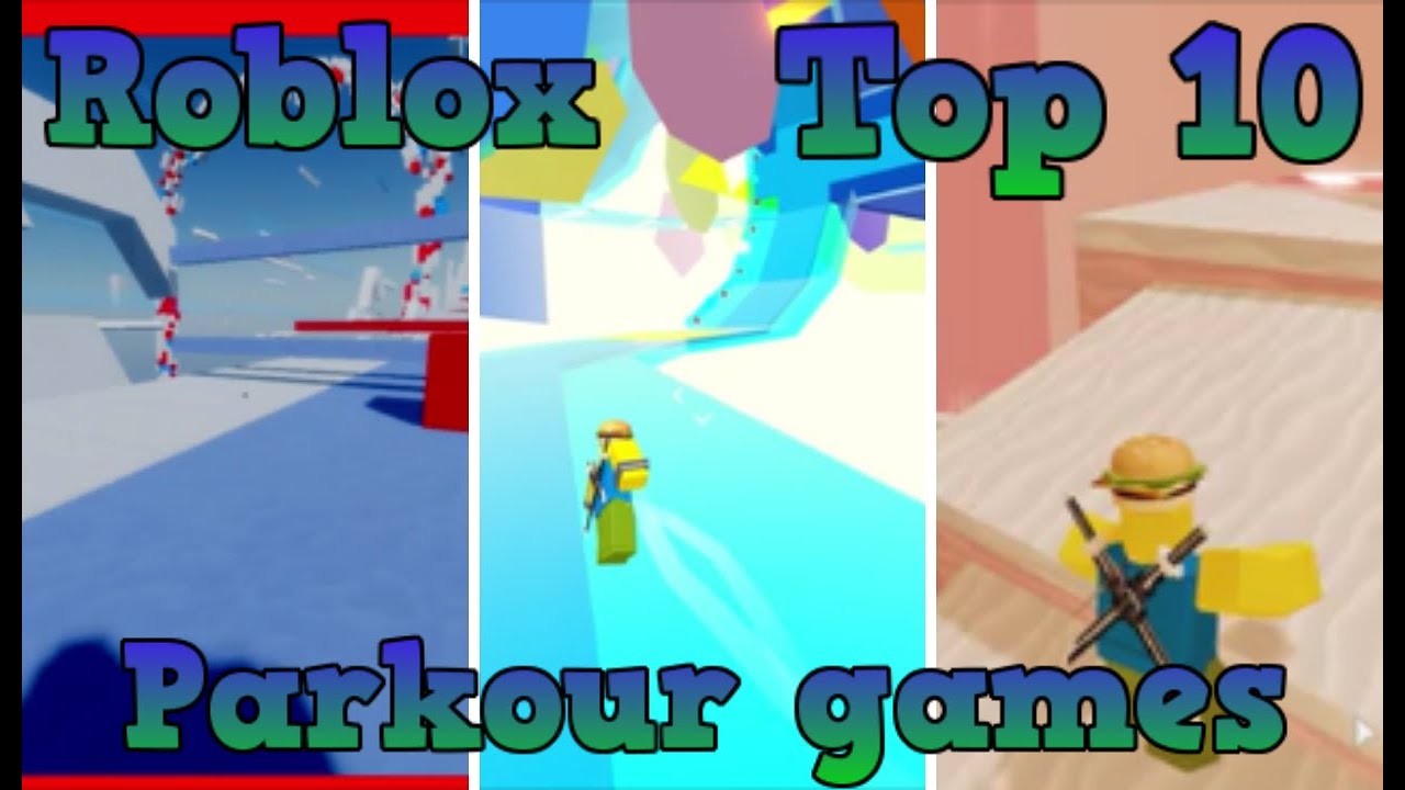 TOP 10 JOGOS DE PARKOUR NO ROBLOX 🤩