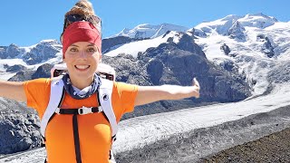 Spektakuläre Hüttenwanderung über den Bernina Trek im Engadin in Graubünden