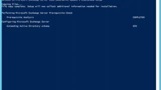 Extend the Active Directory schema Prep for Exchange 2016